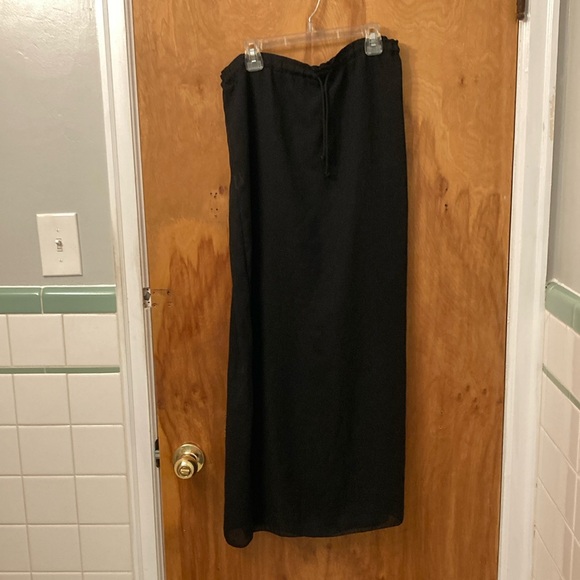 Sheer Black Skirt - Picture 1 of 6